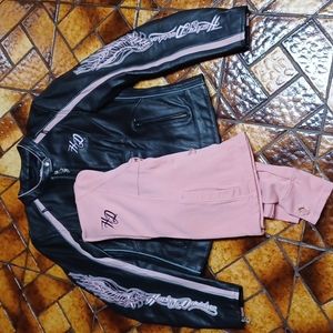 Harley Davidson Leather Jacket/Liner M